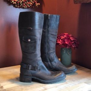 Timberland brown leather boots